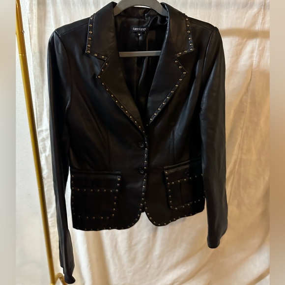 Karen Kane Jackets & Blazers - Karen Kane black leather jacket